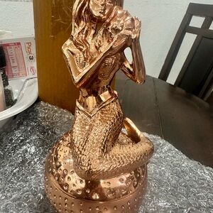 Copper Mermaid cocktail vessel